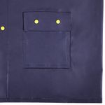 Дождевик-куртка фиолетовая на кнопках С КАРМАНАМИ, виниловая, размер 50-56, рост 170-185, ГРАНДМАСТЕР, 610941