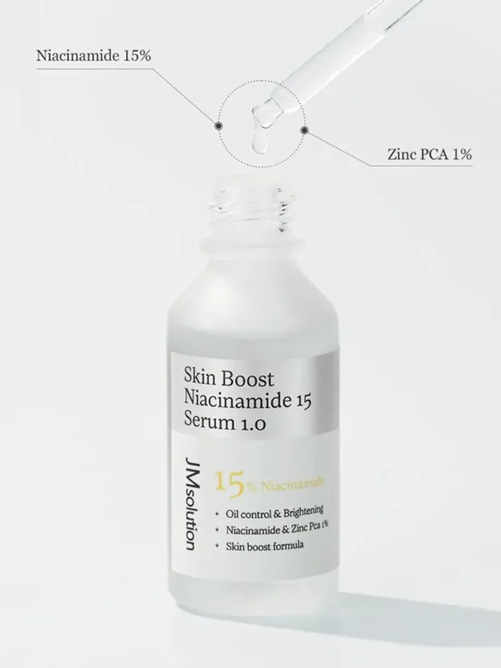JMsolution Сыворотка для лица с ниацинамидом 15% / Skin Boost Niacinamide 15 Serum 1.0, 30 мл