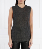 Льняный топ TARA Pinko - черный(103007 A1U9)