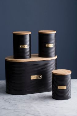 Емкость для хранения сахара Otto черная 1,4 л