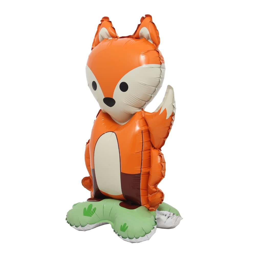 Шар 3D (19""/48 см) Фигура на подставке, Лиса, 1 шт. в уп. З90