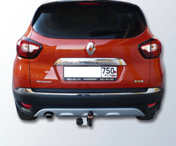 Фаркоп AvtoS для RENAULT KAPTUR (4x4) (2016-) с универсальной электрикой Smart(блок) и сертификатом в комплекте, арт.(RN 14+smart)