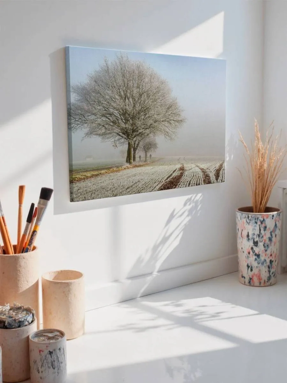 Картина на стену 40 X 50 Снежный пейзаж