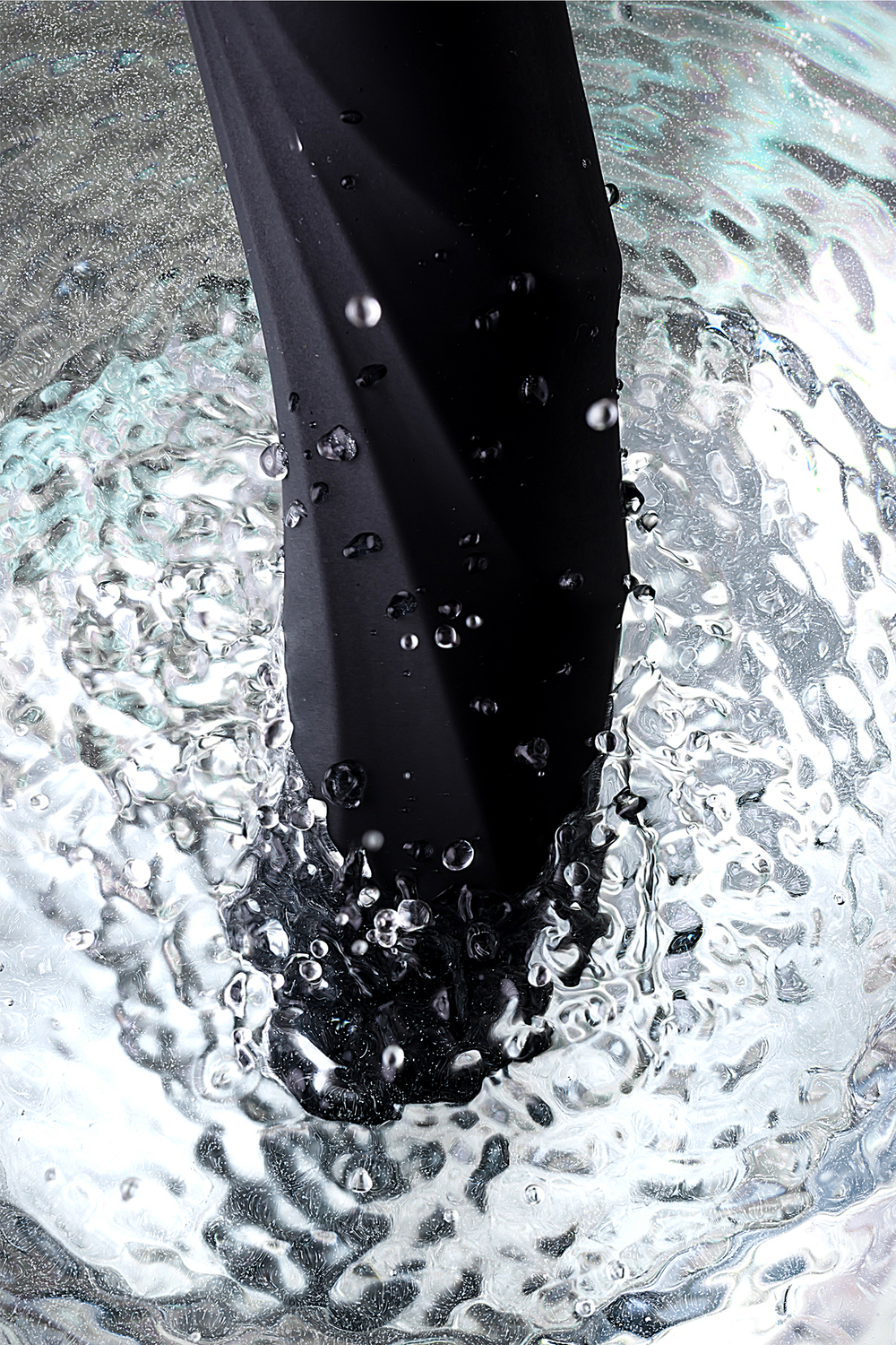 Вибратор с ротацией Waname Tornado черный 25 см