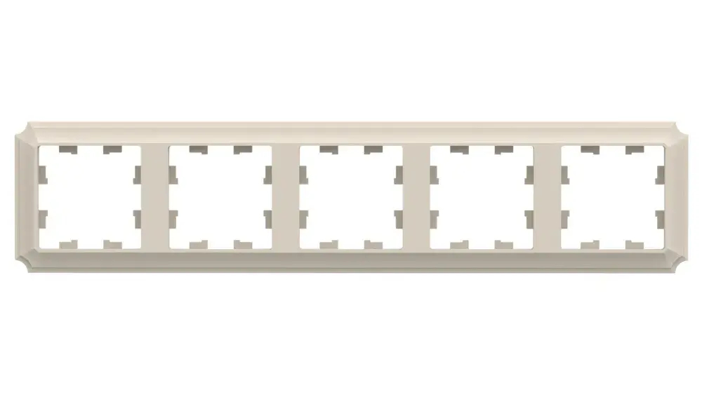 ATLASDESIGN ANTIQUE 5-постовая РАМКА, универсальная, БЕЖЕВЫЙ