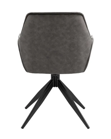 Стул Alba серый спинка экокожа