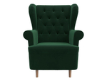 Кресло Торин Люкс, Зеленый, Велюр, 108495