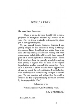 The Voyage Of The 'fox' In The Arctic Seas. A Narrative Of The Discovery Of The Fate Of Sir J. Franklin And His Companions | McClintock Francis Leopold