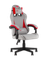 Кресло спортивное TopChairs Phantom ткань серо-красный