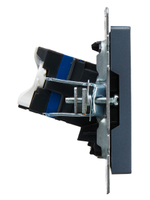 BRITE Розетка компьютерная RJ45 кат.6 РК11-БрМ маренго IEK