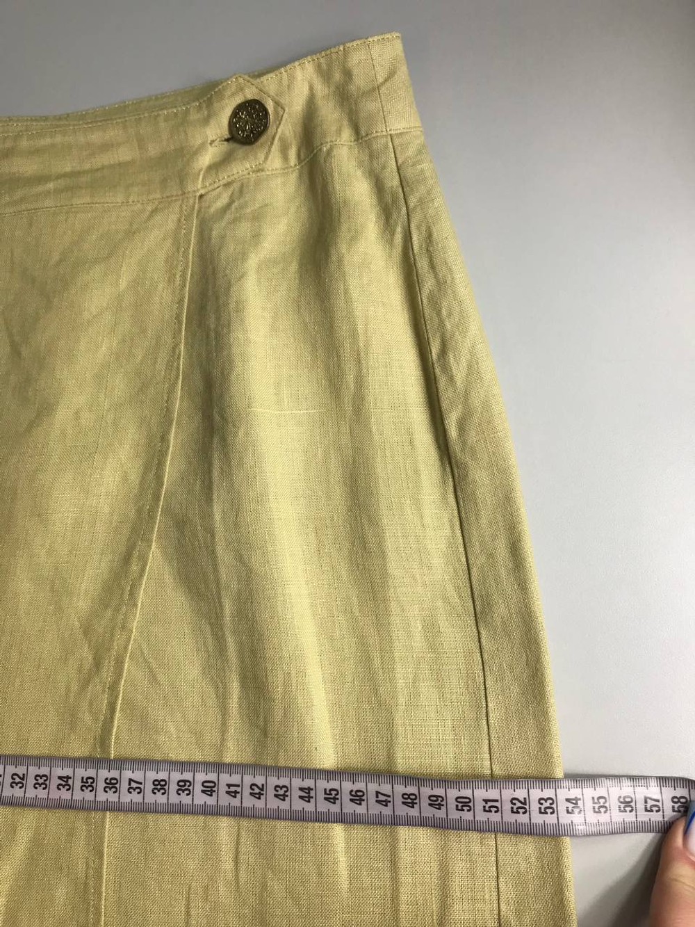 Юбка Maina Vira льняная, визуально на 50 размер
