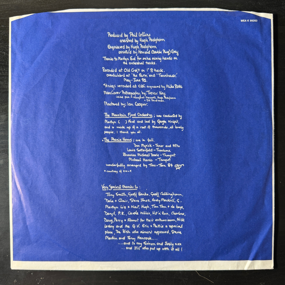 Phil Collins ‎– Hello, I Must Be Going (Скандинавия 1982г.)