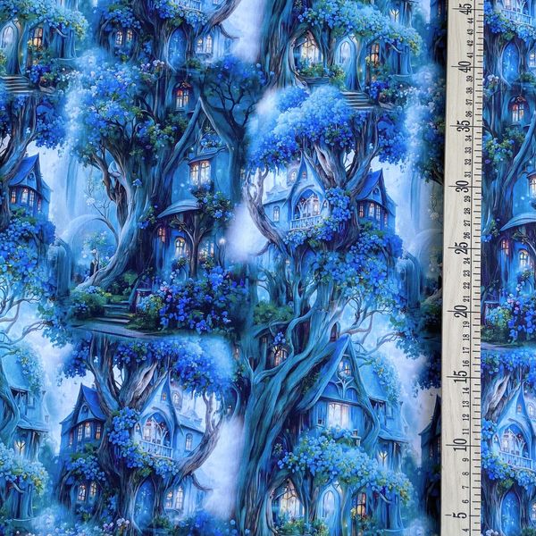 ПРЕДЗАКАЗ, ДОМИК ФЭНТЕЗИ, 100% хлопок Handmade Fabrics 4