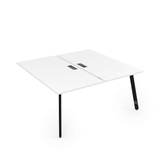 10БДК.264 Стол системы Бенч, сдвоенный, на 2 рабочих места - конечный (1600*1235*750)