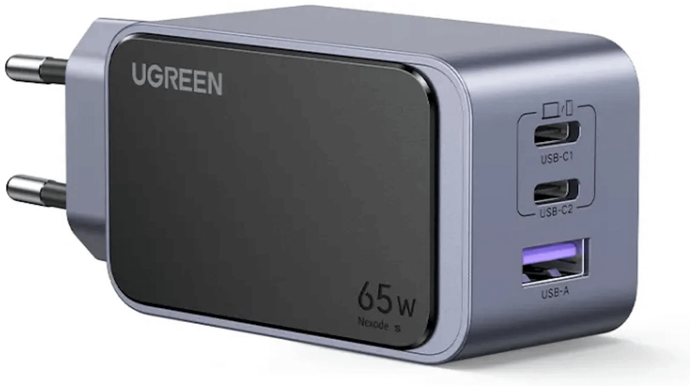 Зарядное устройство Ugreen X553 35042 USB, USB Type-C серый Зарядное устройство Ugreen X553 35042 USB, USB Type-C серый