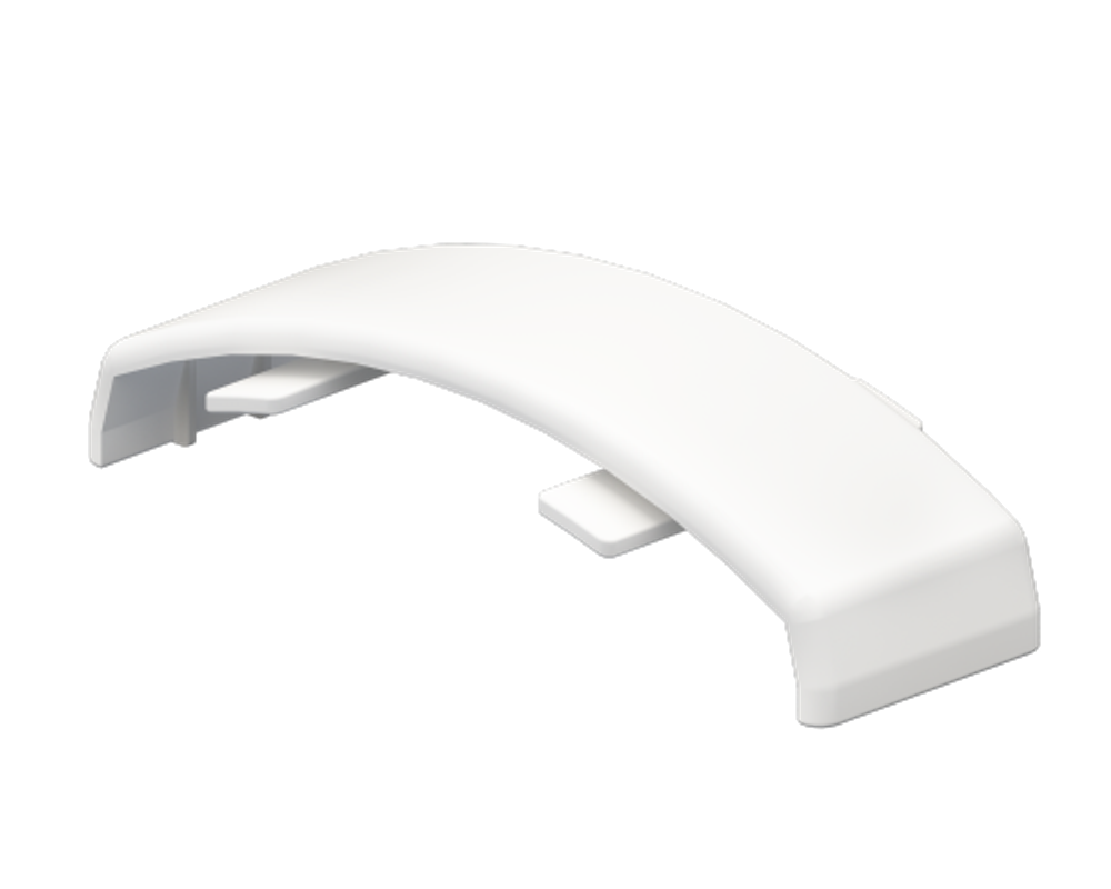 Соединение для напольного канала 75х17 мм GSP A, цвет чёрный