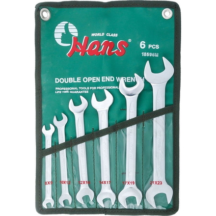 Набор рожковых гаечных ключей Hans, 16596M