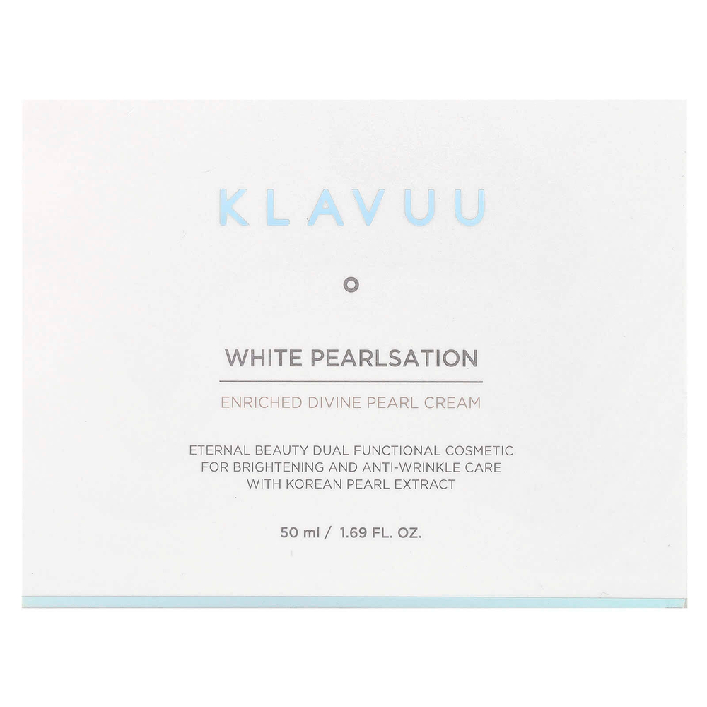 KLAVUU, White Pearlsation, обогащенный крем для лица Divine Pearl, 50 мл (1,69 жидк. унции)