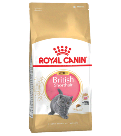 Роял Канин British Shorthair Kitten Котята Британская короткошерстная 400гр.