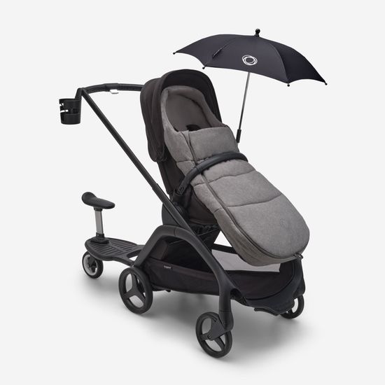Коляска 2 в 1 Bugaboo Dragonfly (Misty white/Midnight black/Black)