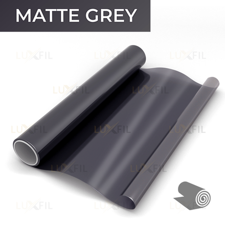 Пленка для окон декоративная MATTE GREY LUXFIL, 1,524x30м. (рулон)