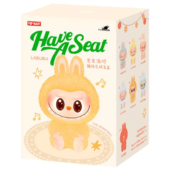 Брелок Pop Mart Labubu Лабубу Exciting Have A Seat (The Monsters) 1 шт 25520