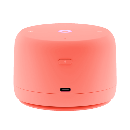 Умная колонка Яндекс Станция Лайт 2 (без часов) с Алисой на YaGPT, Коралловый