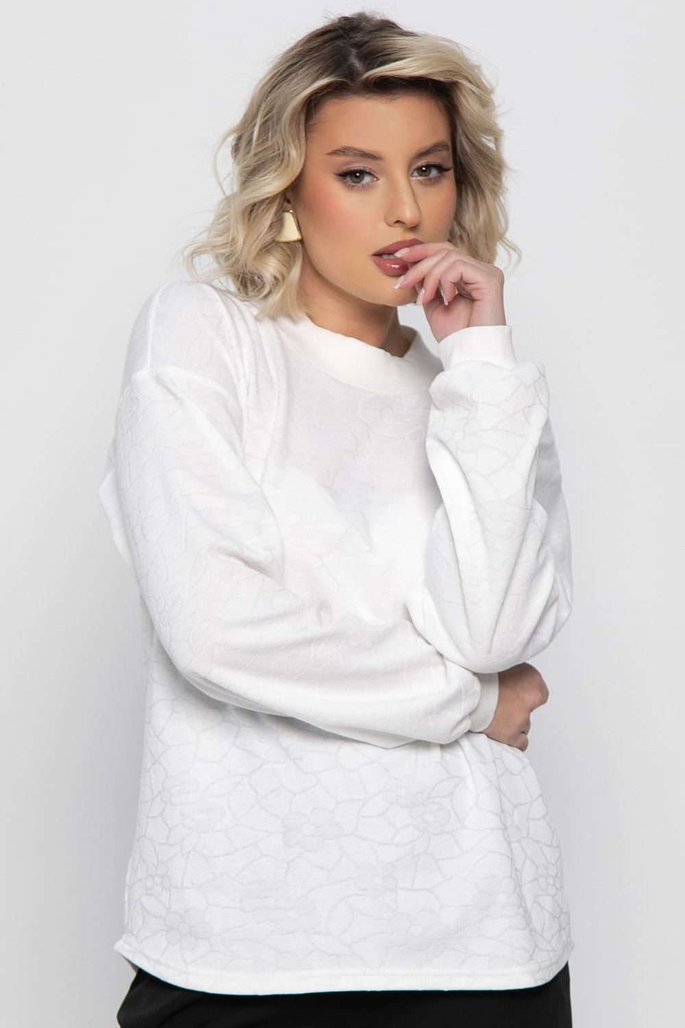 Джемпер Безмятежность (белый) Б14934-3М LT Collection