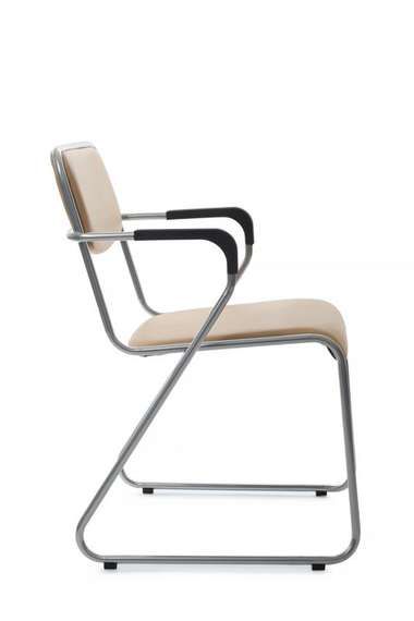 Кресло Nix Plus RCH OMKL-04 Бежевый/Металл окрашенный Хром