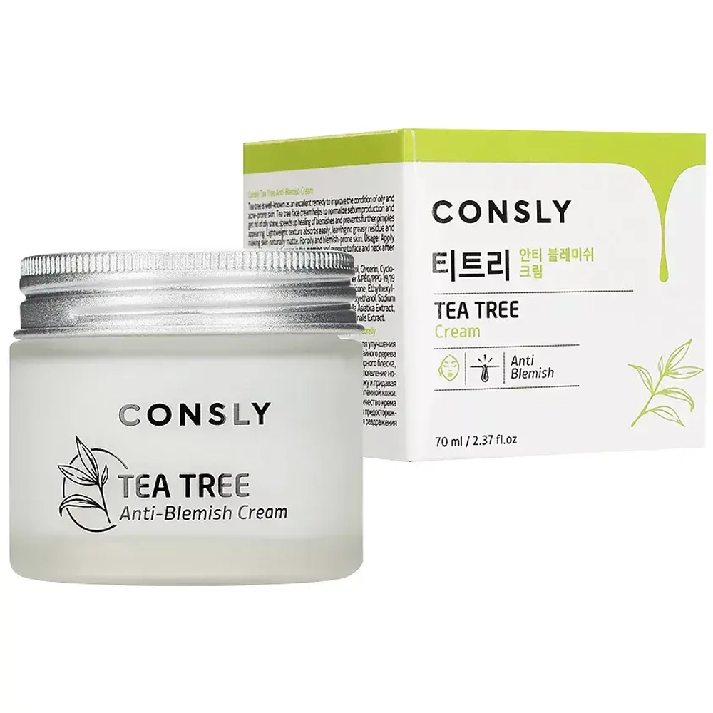 CNS CREAM Крем для проблемной кожи с экстрактом чайного дерева Tea Tree , 70 мл Consly
