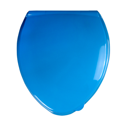 Сиденье для унитаза Мультипласт Групп, 47 x 38 x 3,5 см, голубое