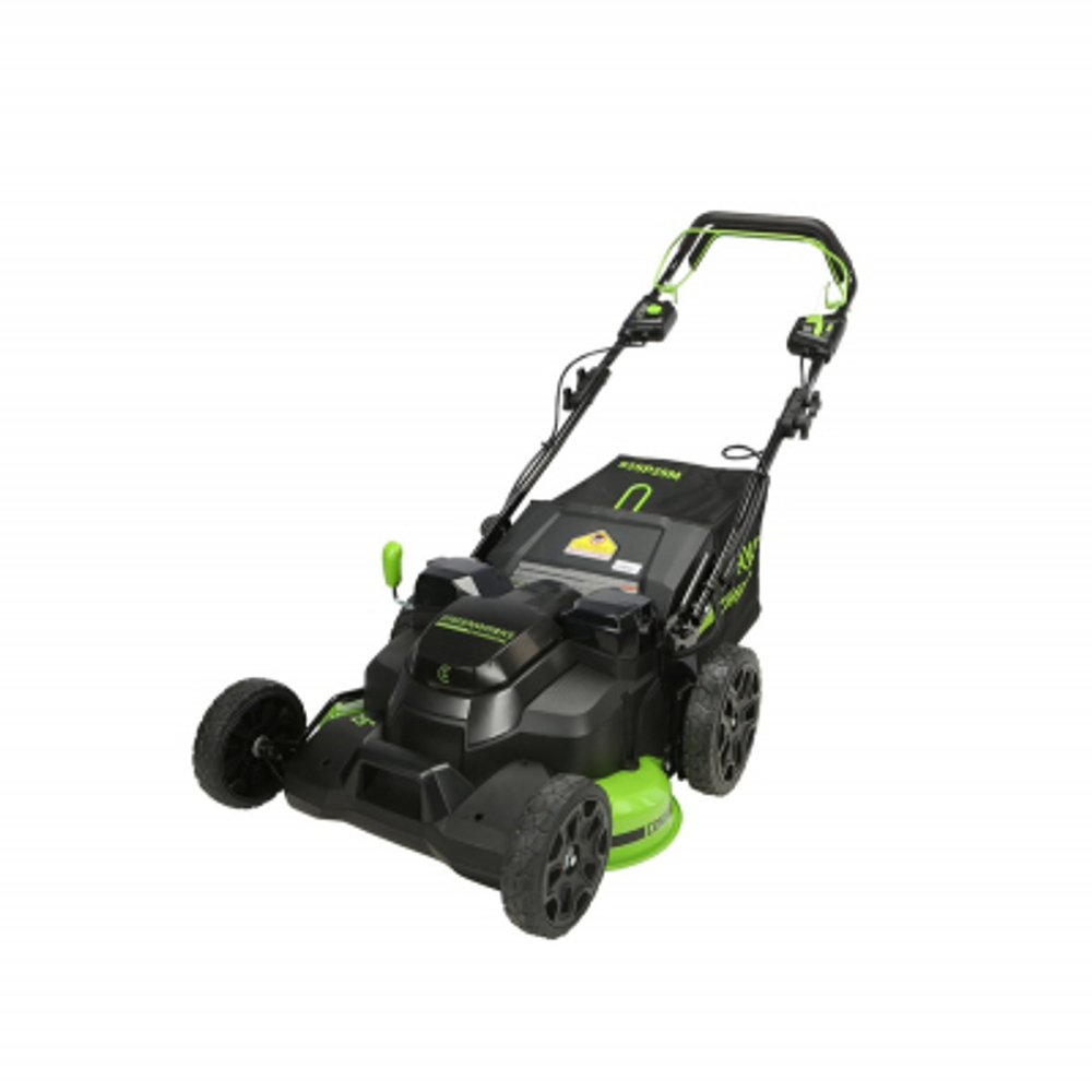 Газонокосилка аккумуляторная Greenworks twinforce 82v 63см без АКБ и ЗУ