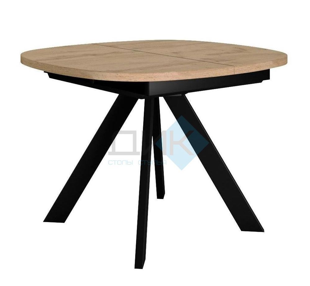 Стол DikLine В110 опоры чёрные