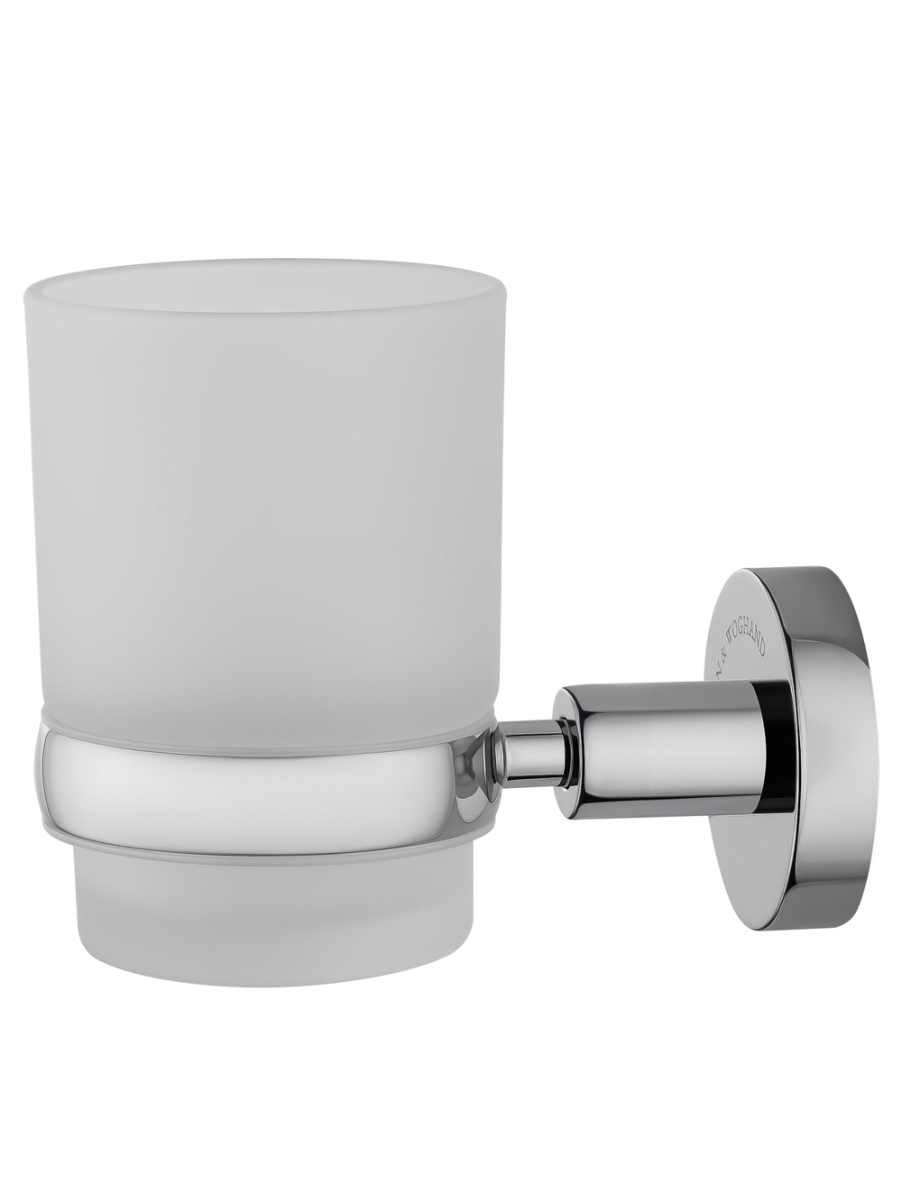 Стакан для зубных щеток с держателем WONZON & WOGHAND EASY, Хром (WW-8121)