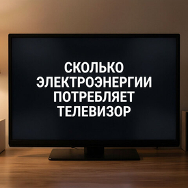 Сколько электроэнергии потребляет телевизор