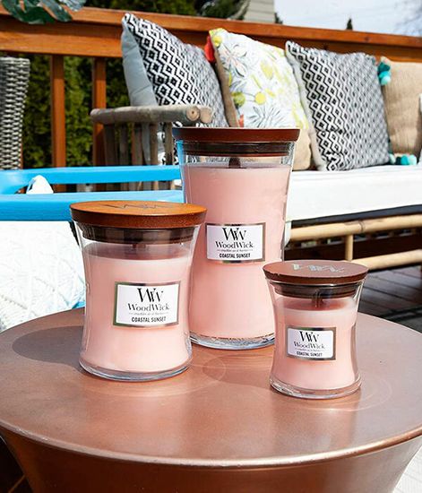 Прибрежный закат, ароматическая свеча, WoodWick