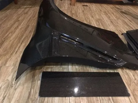 Карбоновые крылья переднего бампера для Nissan GT-R R35 Ниссан тюнинг обвес