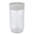 Банка для сыпучих продуктов Plast Team Stockholm 1л пепельный жемчуг