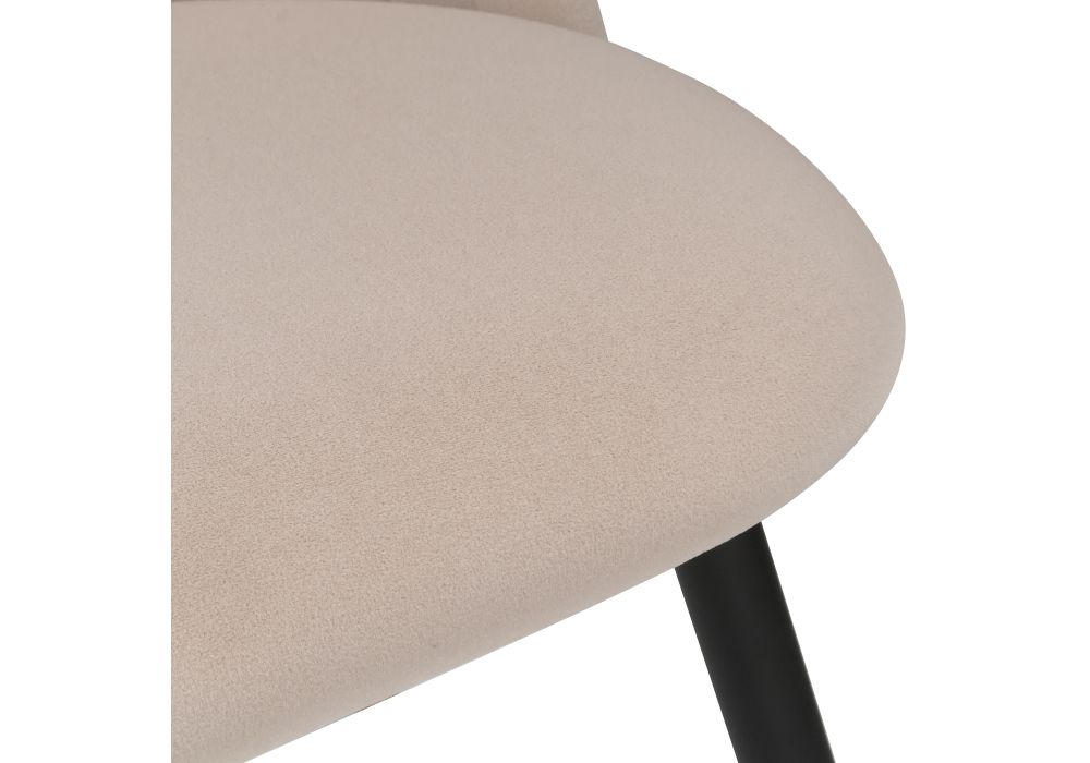 Стул на металлокаркасе Gabi beige / black / gold