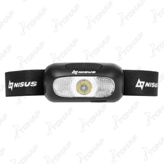 Фонарь налобный 200 LM, IP44, USB (N-FN-HL05-D) NISUS