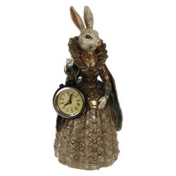 GAEM Фигурка декоративная "Зайка" с часами (LR44x1), L12 W9,5 H24 см, 2в.