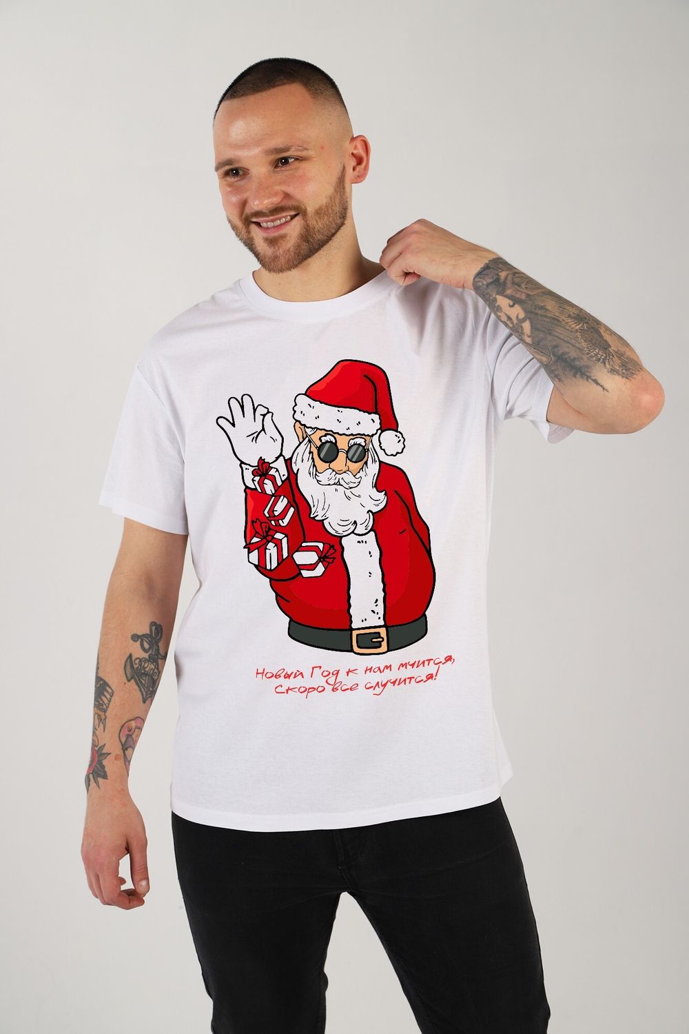 Фуфайка (футболка) мужская Карнавал-4 Виотекс МОЛОЧНЫЙ