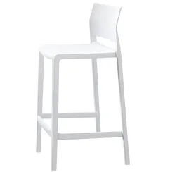 Полубарный стул Bakhita 66 см, белый