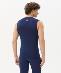 Майка компрессионная CAMP PerFormDRY Baselayer SL Tee, темно-синий