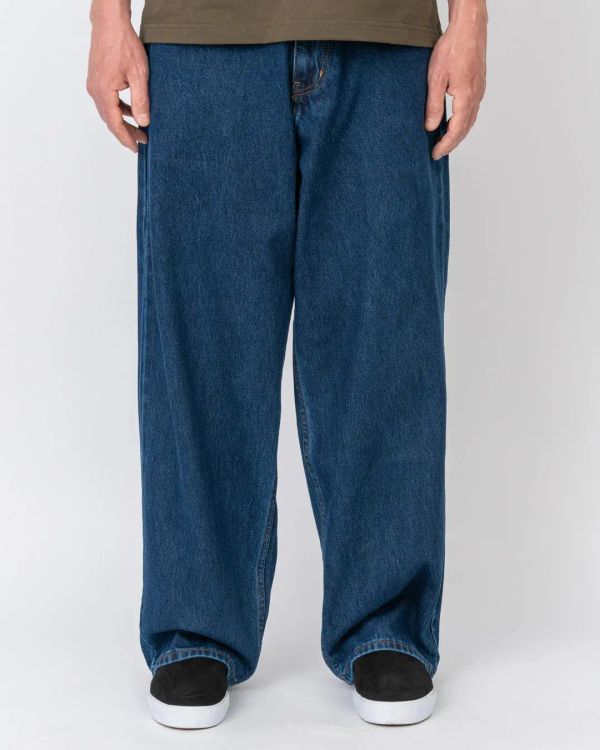 Джинсы Lucky темно-синие - фото 1