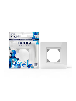 Рамка 1-м Pixel IP44 бел. TOKOV ELECTRIC TKE-PX-RM1-C01-IP44