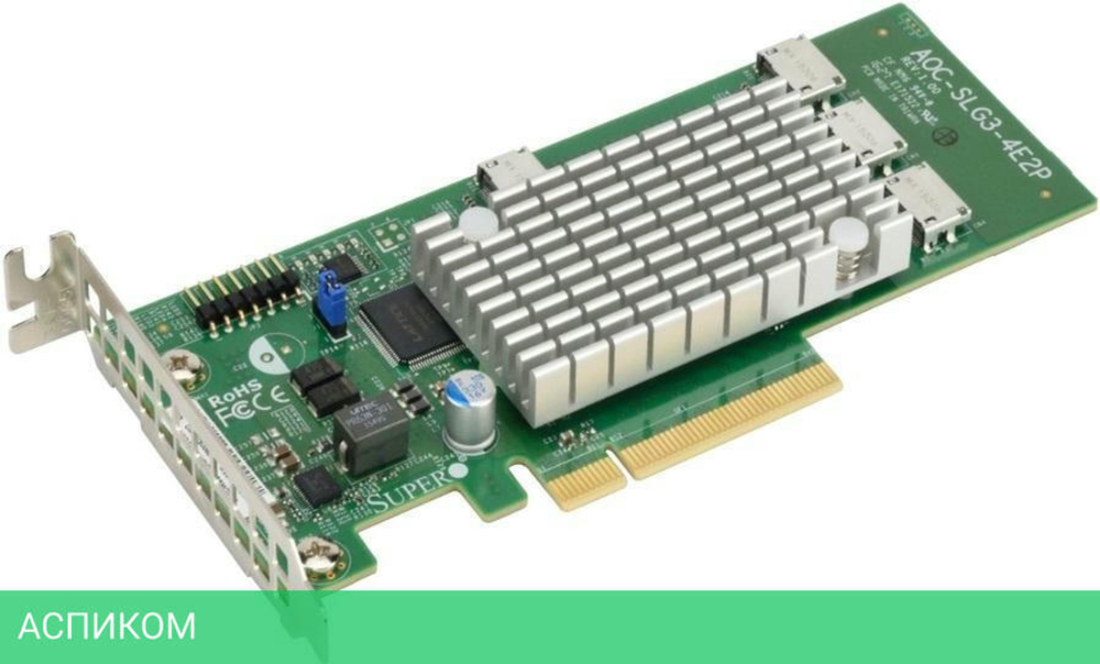 Сетевая карта SuperMicro AOC-SLG3-4E2P