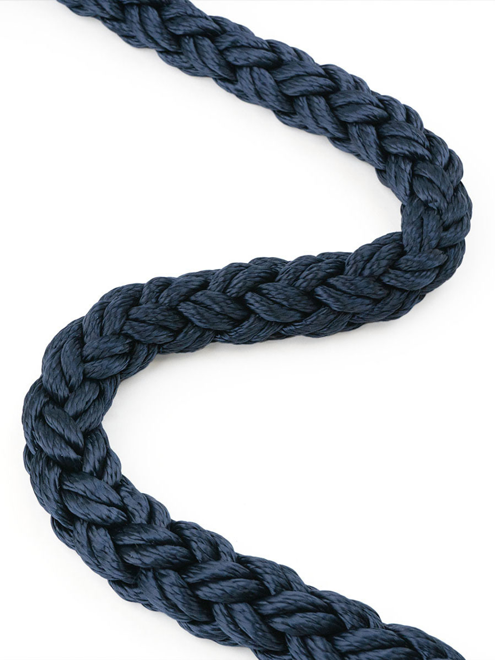 Канат плетеный швартовый SailMaster 12-и прядный Dock Line К12, 24,0 мм, Navy Blue, 6000 кгс, 6 м, пакет