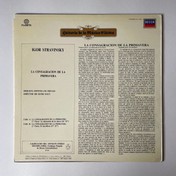 Винтажная виниловая пластинка LP Игорь Стравинский Stravinsky , Весна Священная Orquesta Sinfonica de Chicago Director: Sir Georg Solti La Consagracion De La Primavera (Spain 1984)