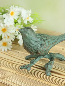 Iron Garden Фигура декоративная "Птичка поющая на ветке"